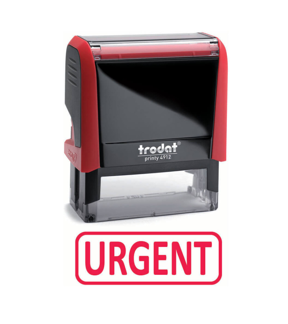 Tampon encreur urgent personnalisé