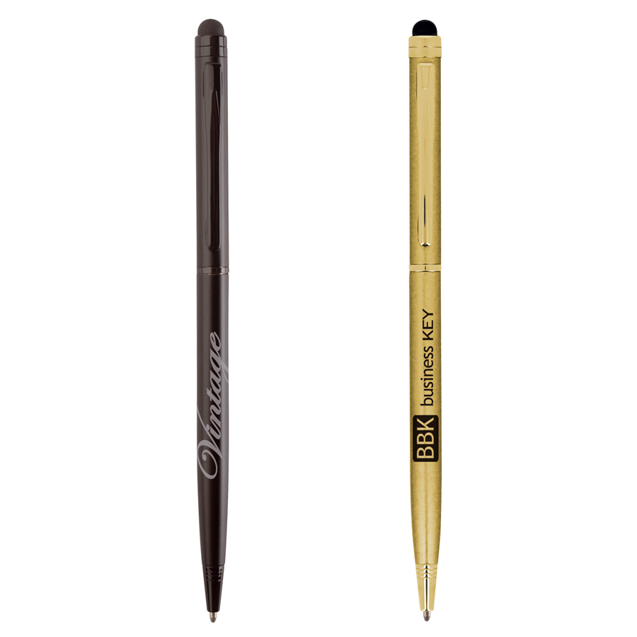 Stylo Sleek Stylus Executive personnalisé avec logo d'entreprise