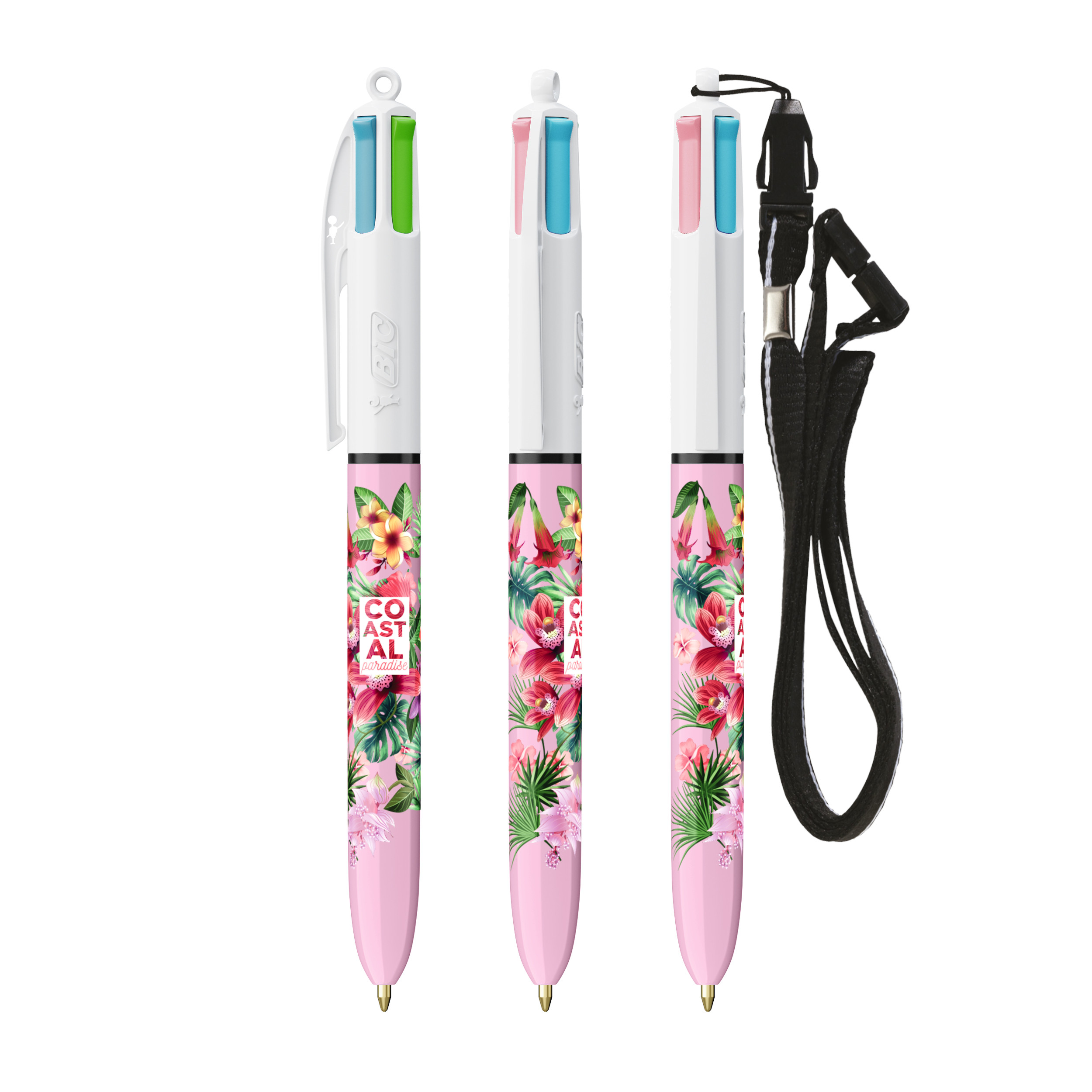 BIC 4 Couleurs Fashion bille avec cordon personnalisé - vue 3