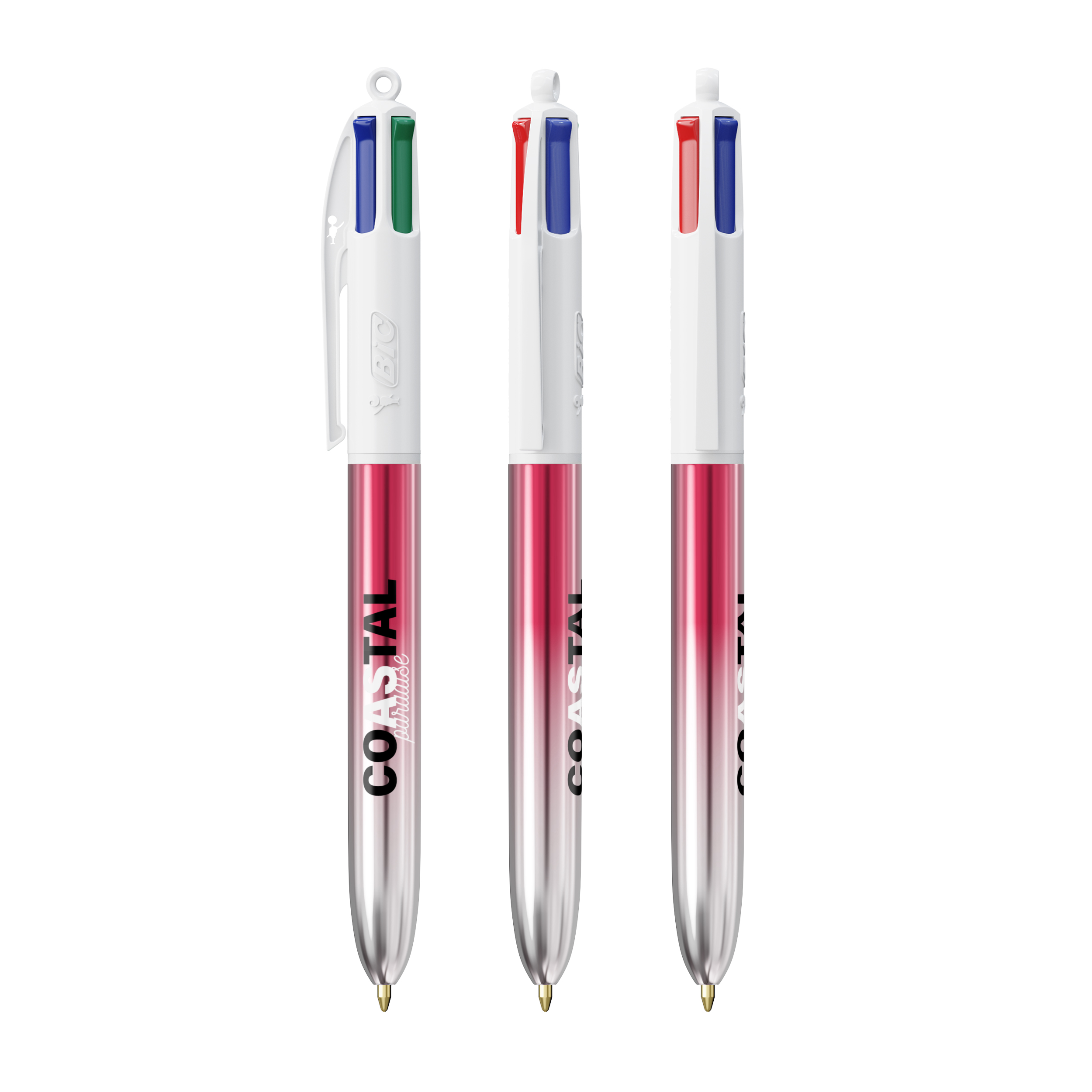 BIC 4 Couleurs Bicolor personnalisé avec logo d'entreprise