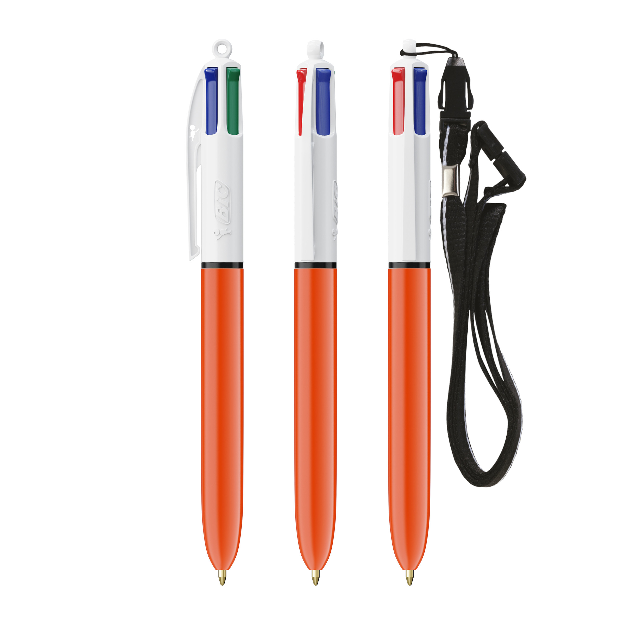 BIC 4 Couleurs Fine bille avec cordon personnalisé - vue 3