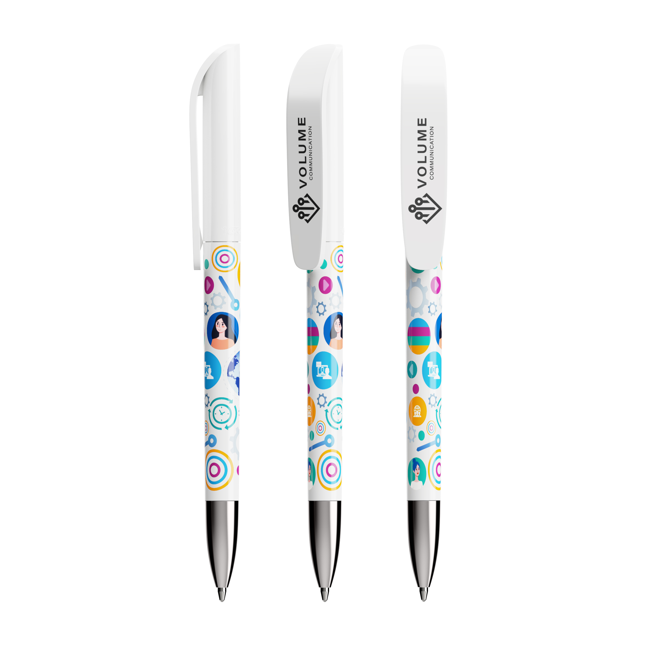 BIC Super Clip Advance bille personnalisé avec logo d'entreprise