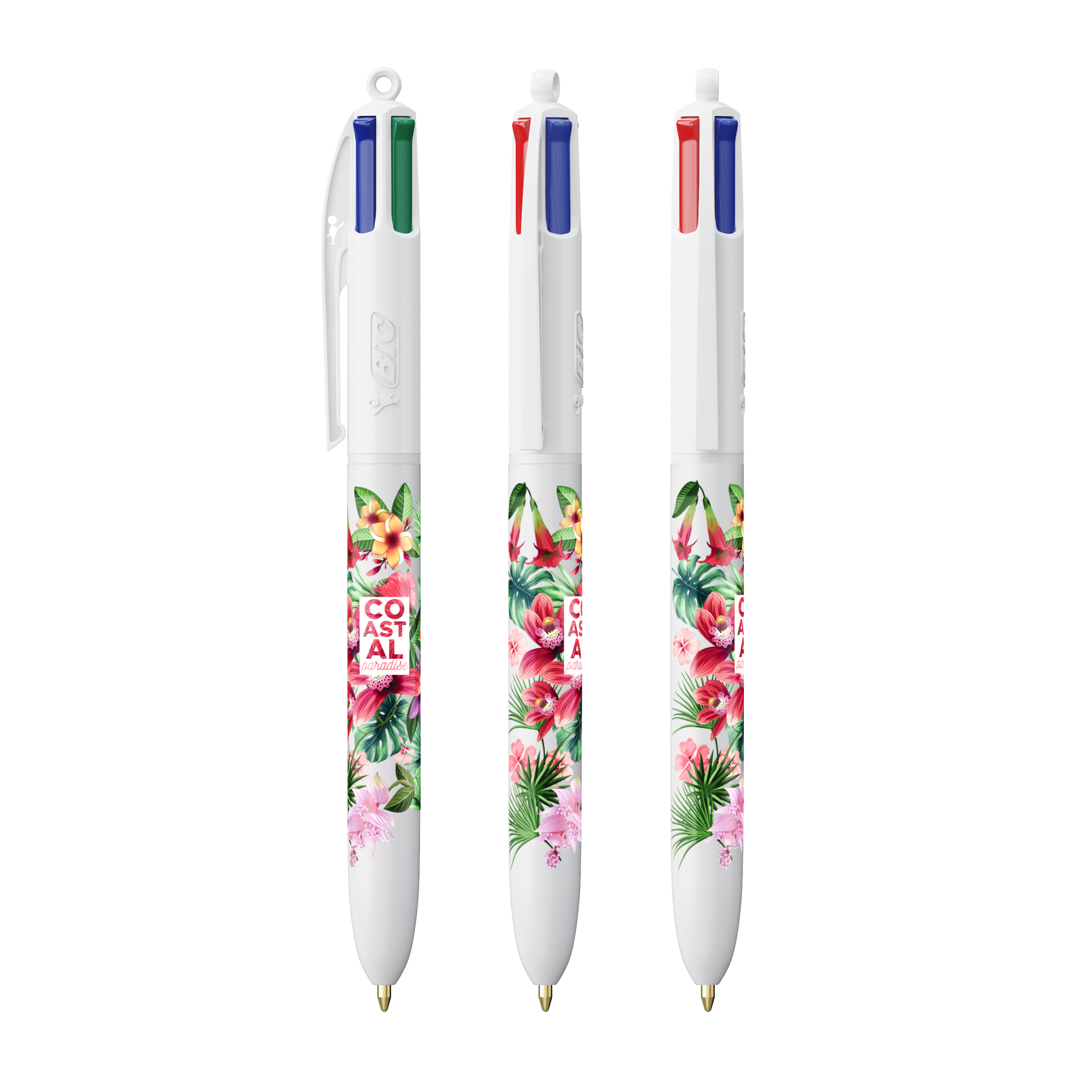 BIC 4 Couleurs bille personnalisé avec logo d'entreprise