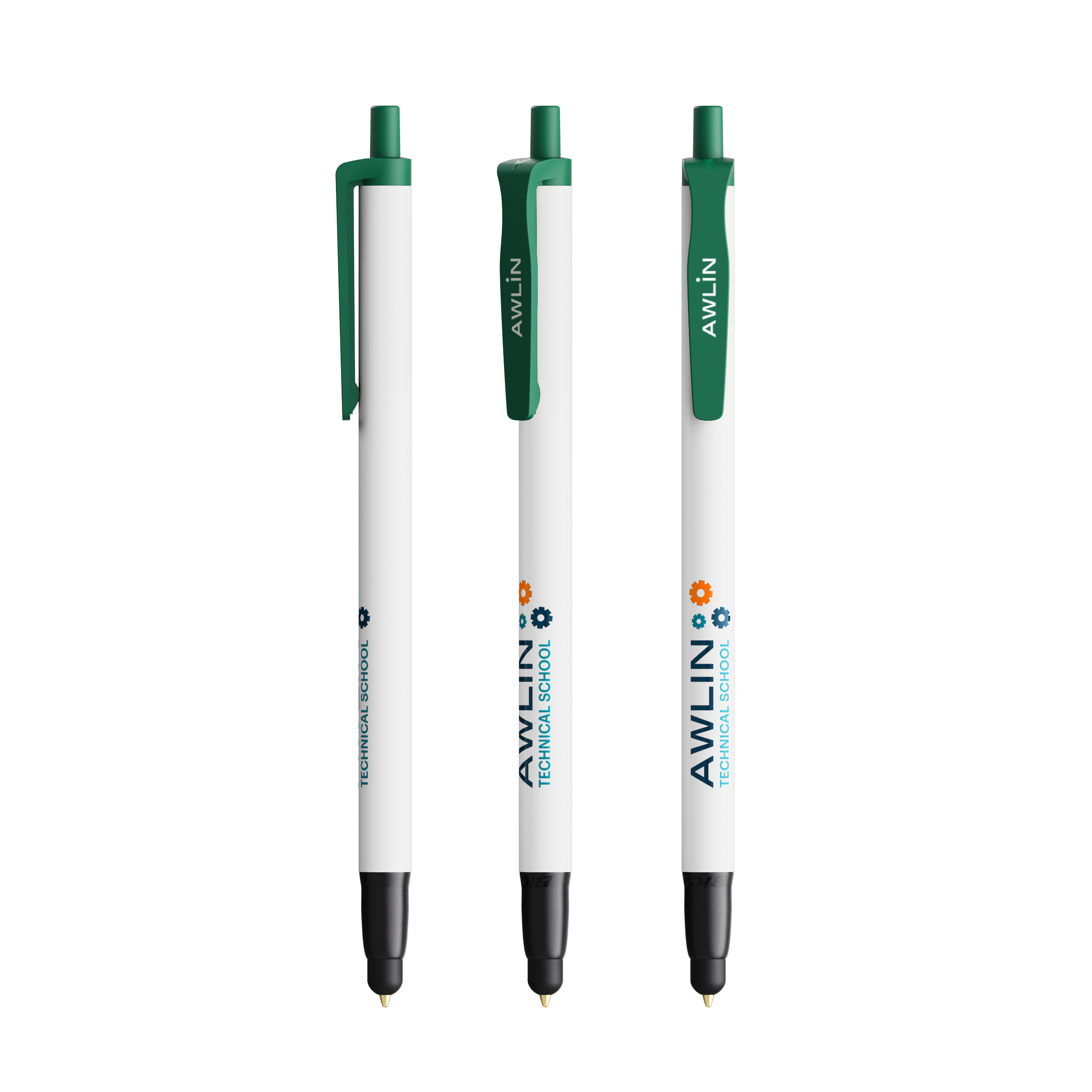 BIC Clic Stic Stylus Ecolutions bille personnalisé avec logo d'entreprise