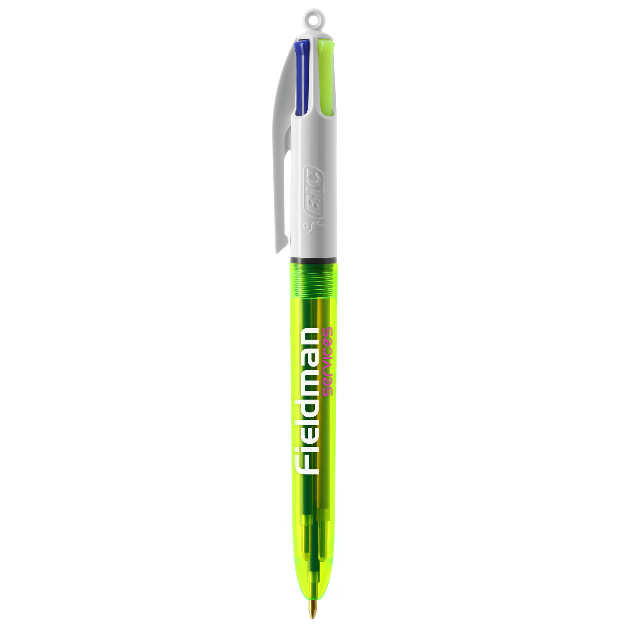 BIC 4 Couleurs Fluo Bille personnalisé - vue 3