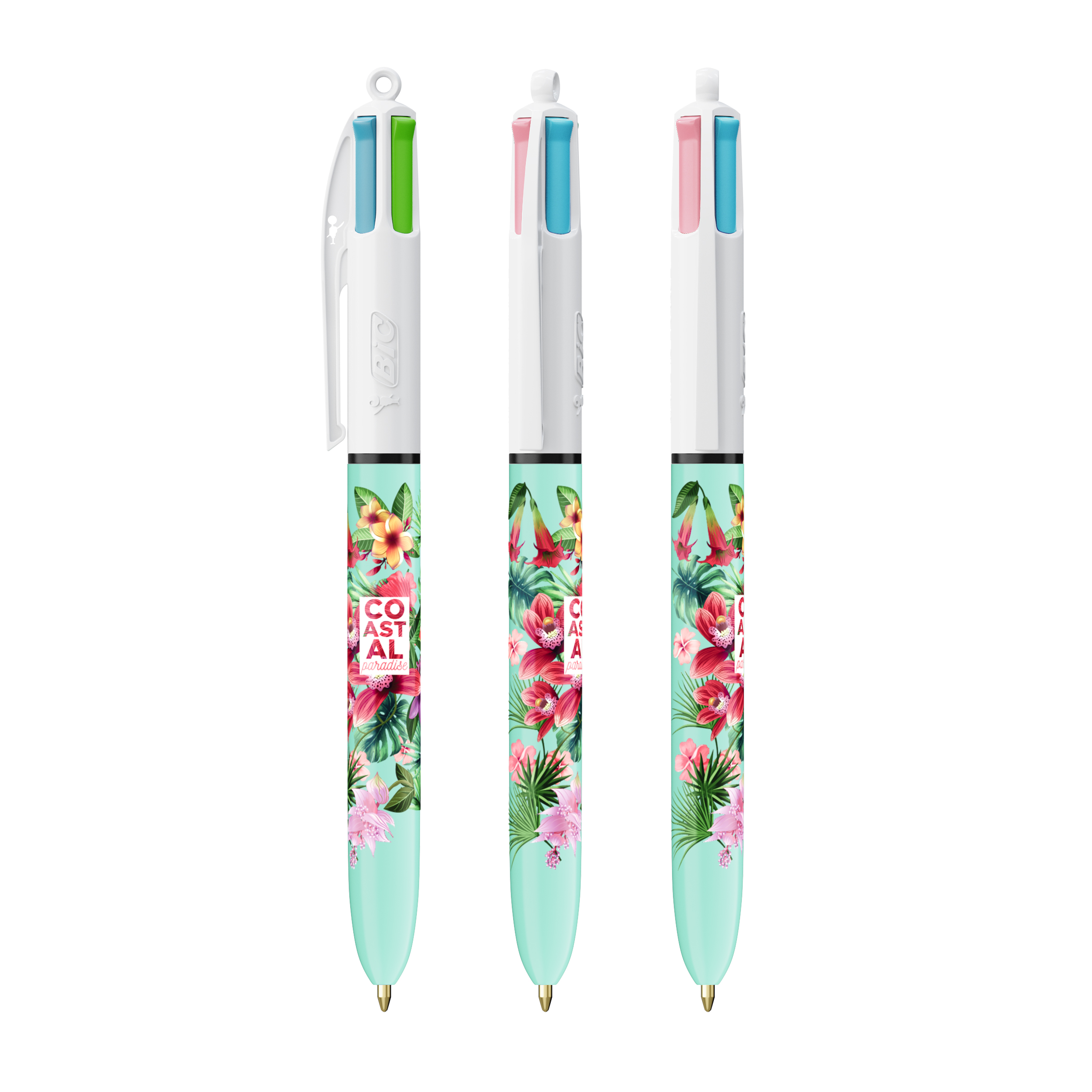 BIC 4 Couleurs Fashion bille personnalisé avec logo d'entreprise