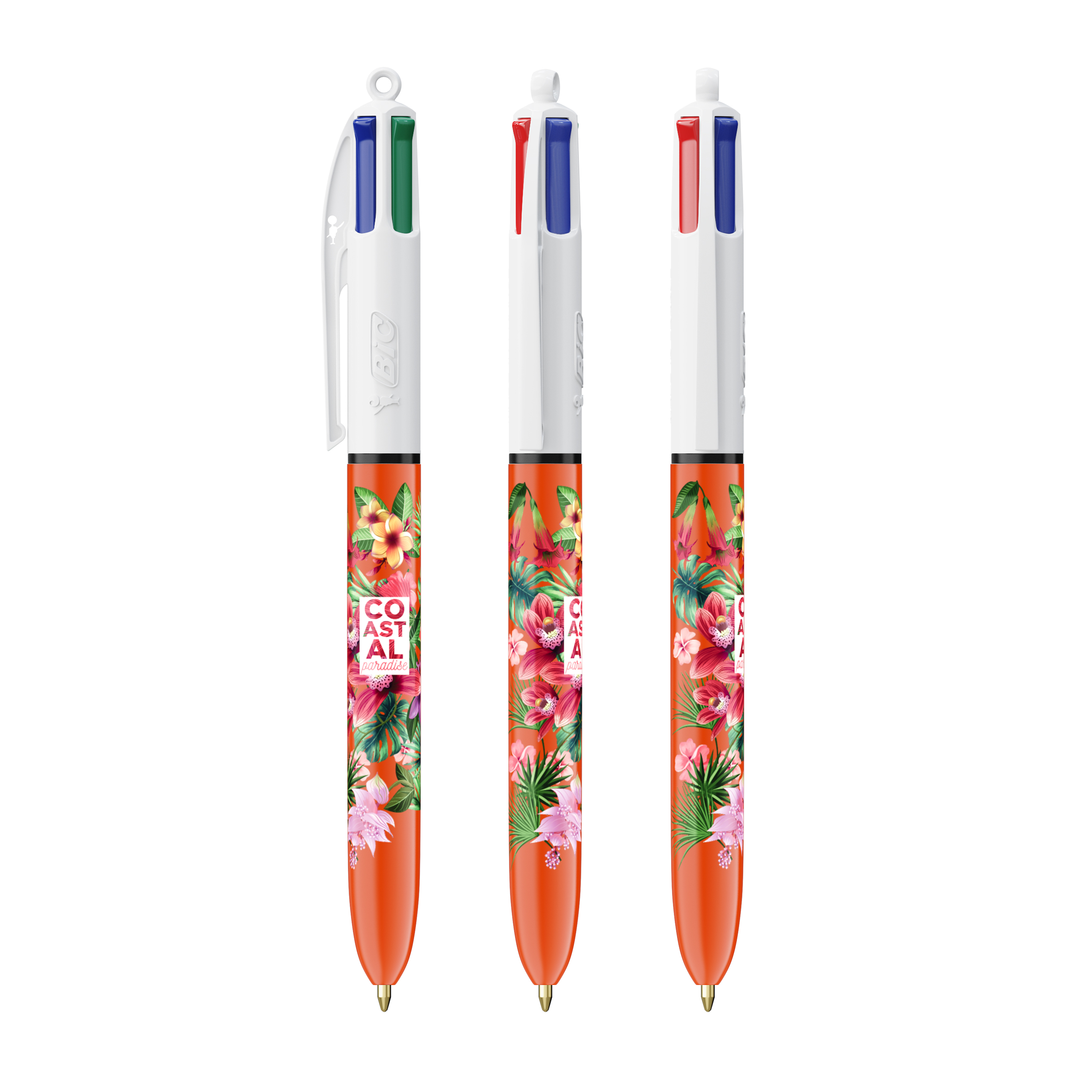 BIC 4 Couleurs Fine bille personnalisé avec logo d'entreprise