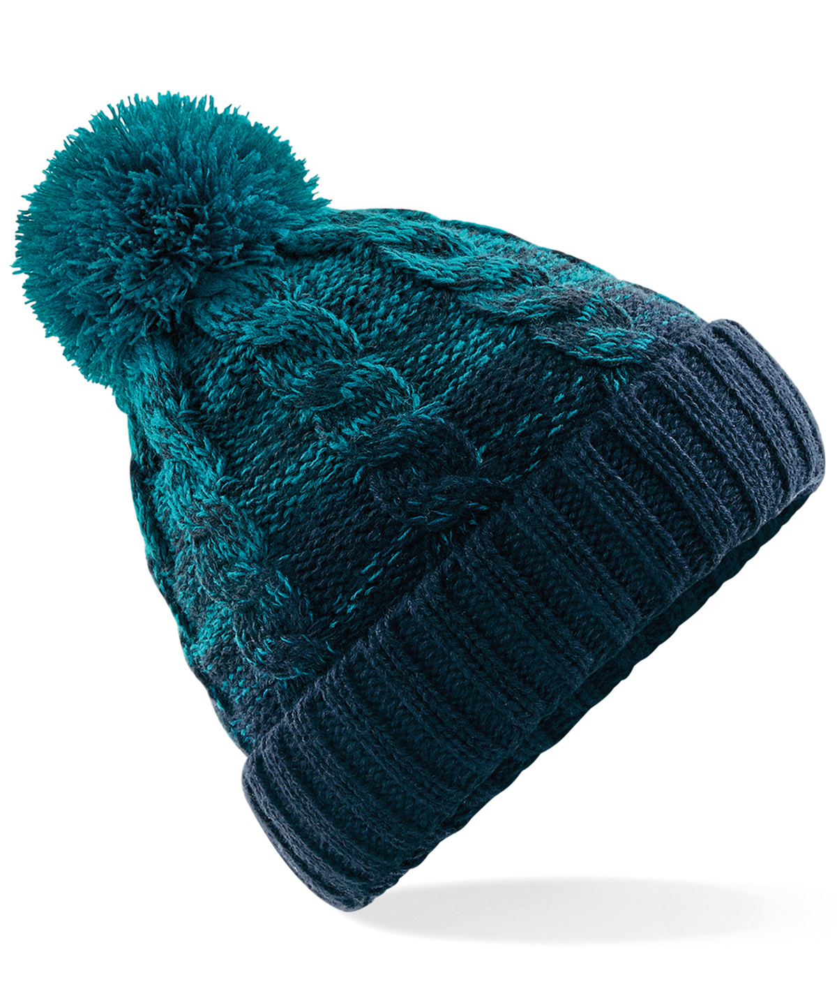 Bonnet Ombré beechfield personnalisé brodé - vue 4