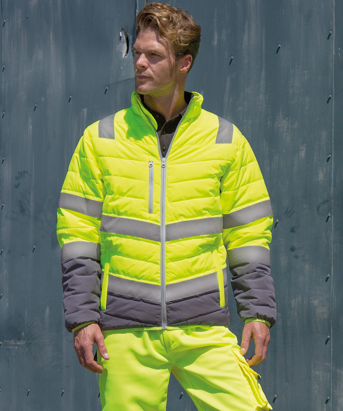 Veste de sécurité douce result safeguard personnalisée brodée