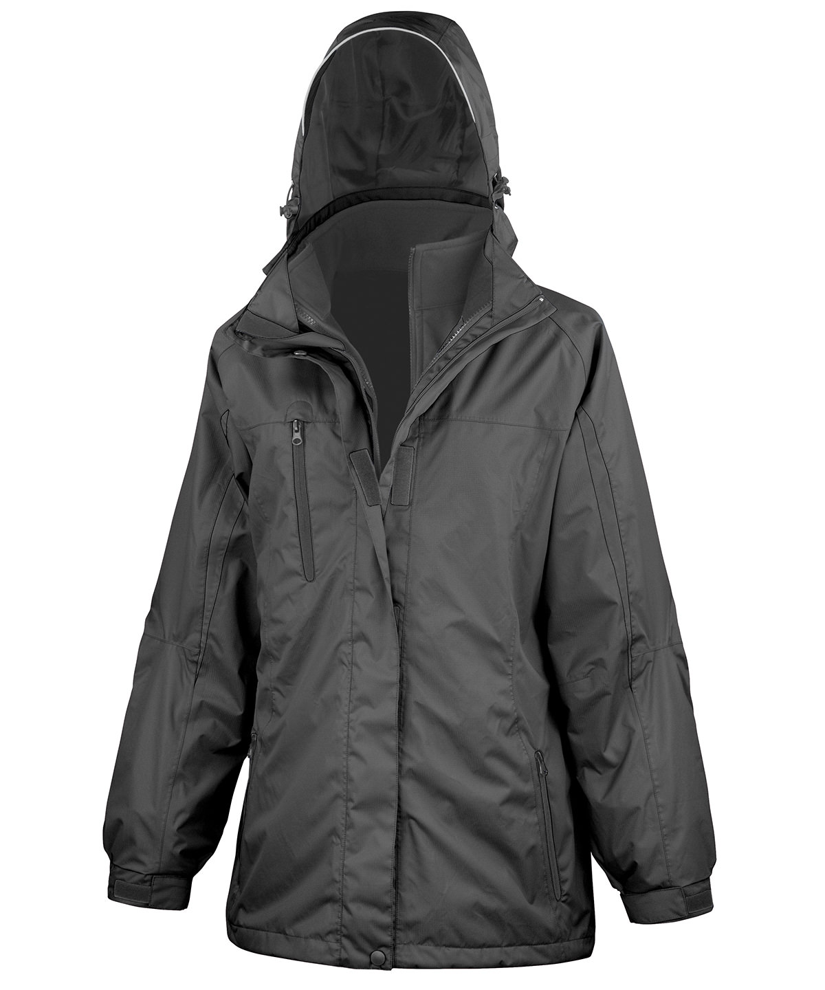 Veste de voyage softshell 3 en 1 pour femme result personnalisée brodée