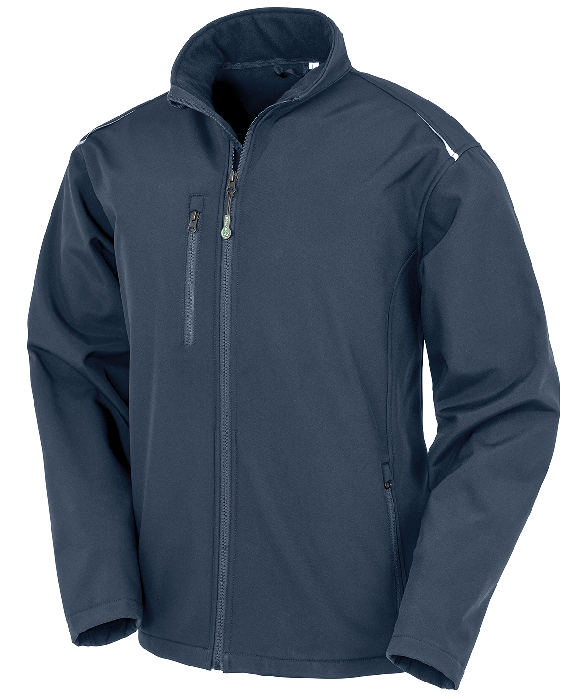 Softshell imprimable et récyclé à 3 couches result recycled personnalisée brodée - vue 3
