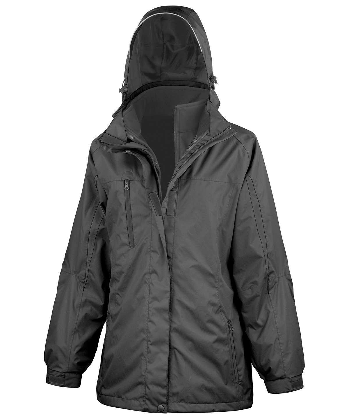 Veste de voyage softshell 3 en 1 pour femme result personnalisée brodée - vue 2