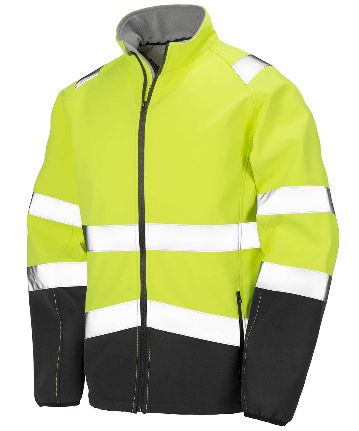 Printable safety softshell jacket result safeguard personnalisée brodée - vue 3