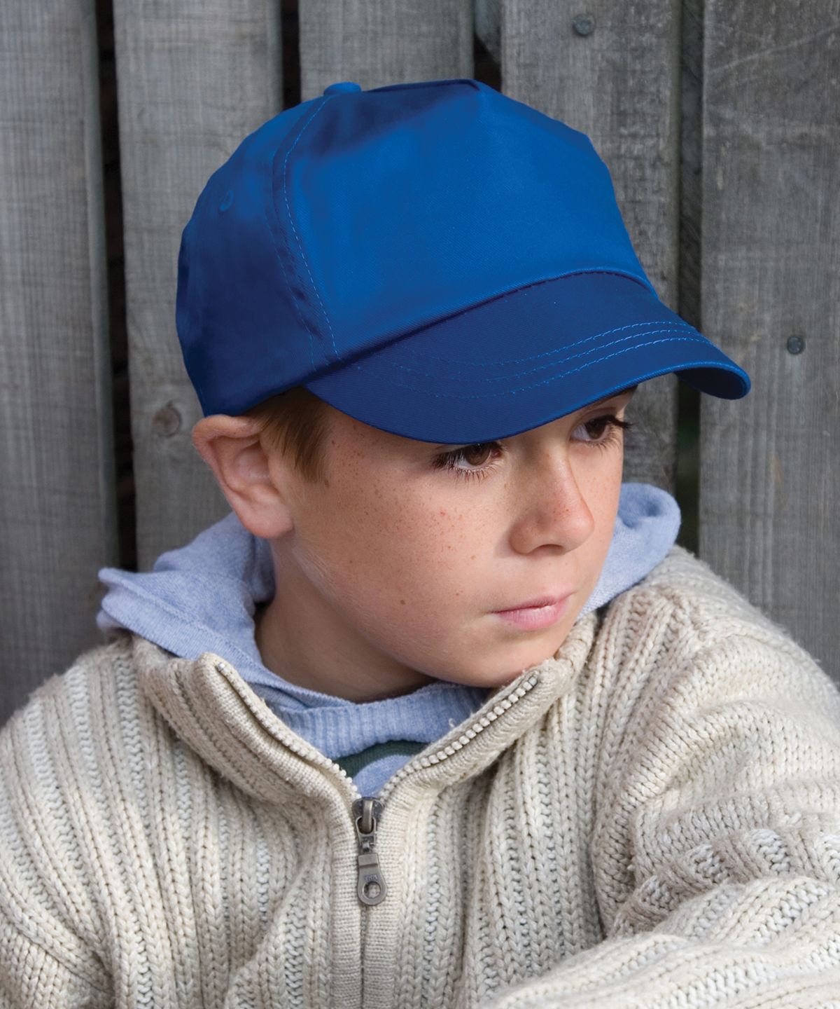 Casquette junior en coton result headwear personnalisée brodée - vue 1