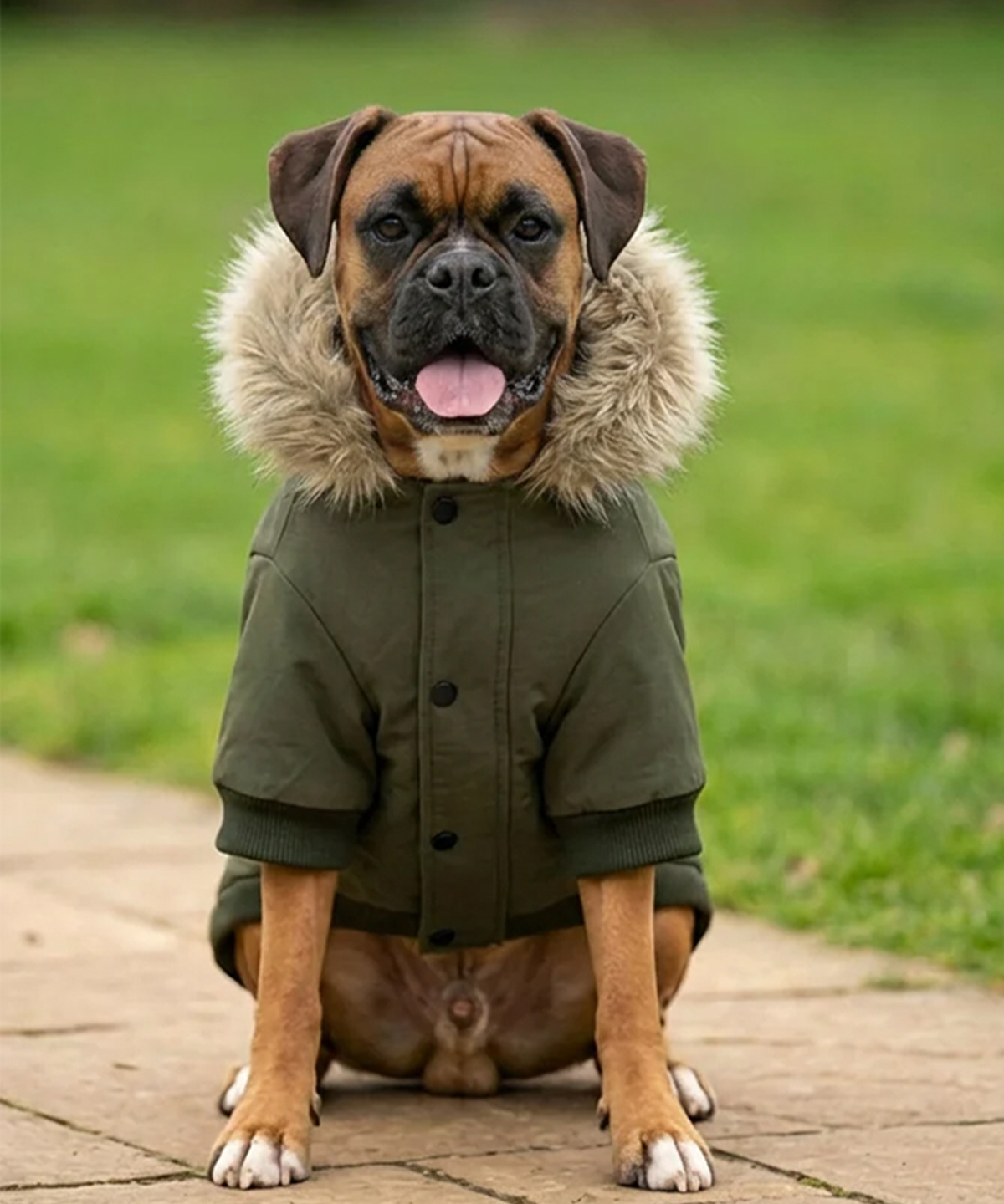 Veste Parka pour chien portman pooch personnalisée brodée - vue 1