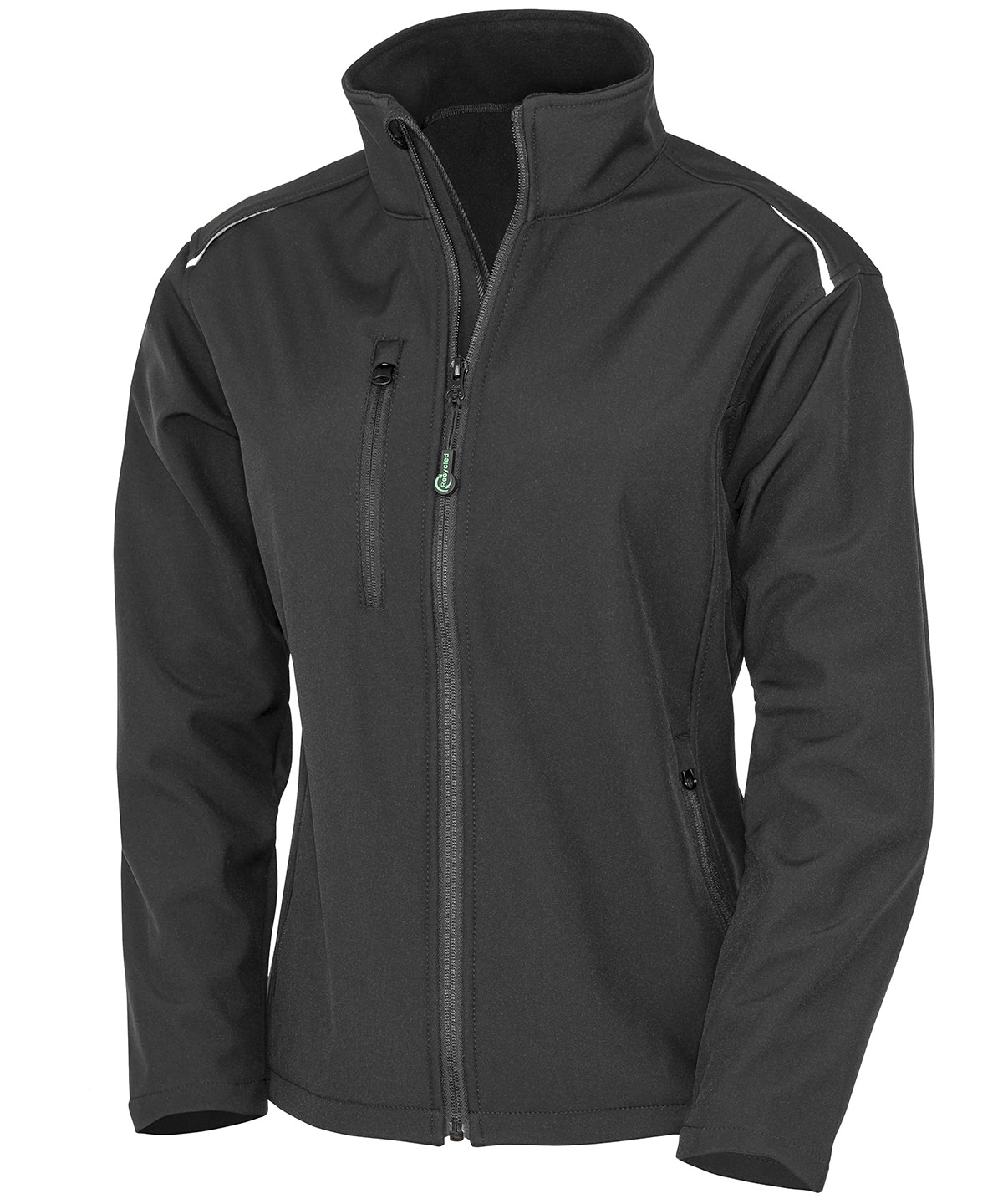 Veste Softshell femme à trois couches -recyclée et imprimable result recycled personnalisée brodée - vue 2
