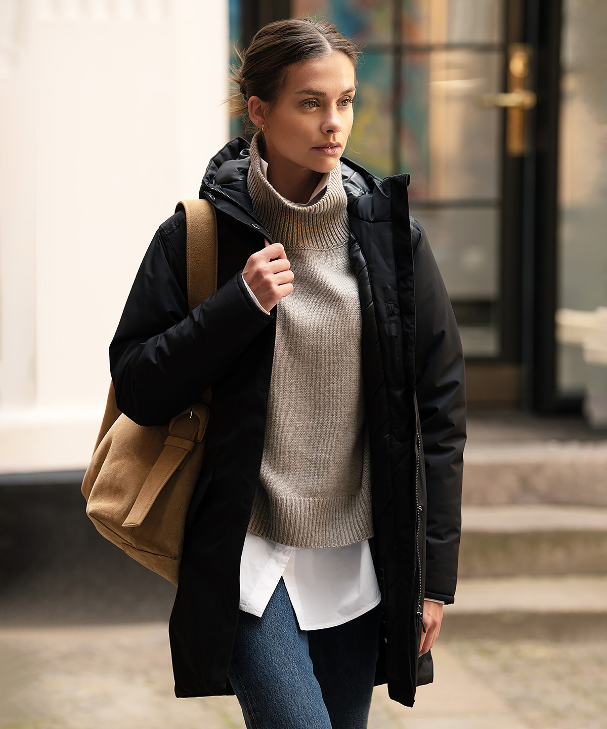 Northdale pour femmes - veste d’hiver stylée nimbus personnalisée brodée