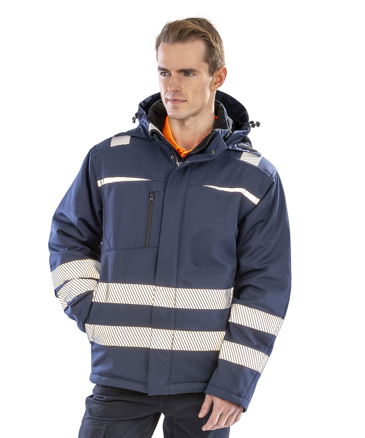 Veste softshell dynamique result safeguard personnalisée brodée - vue 1
