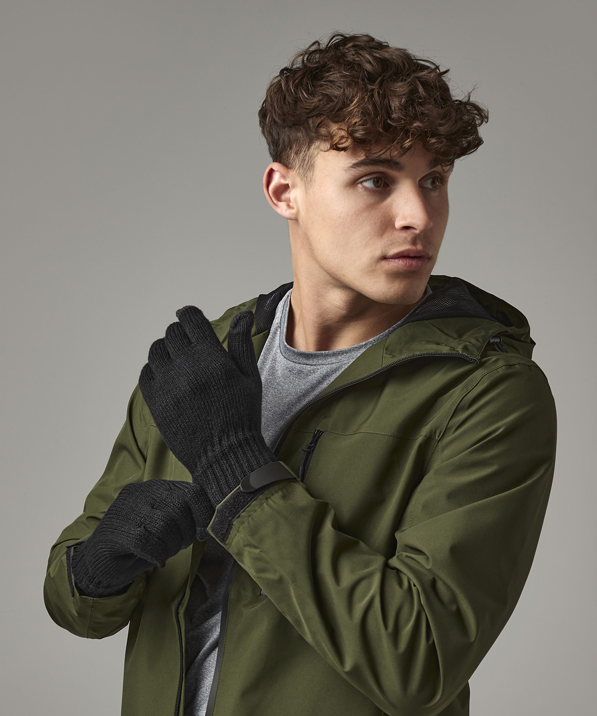 Gant écran tactile. beechfield personnalisé - vue 1