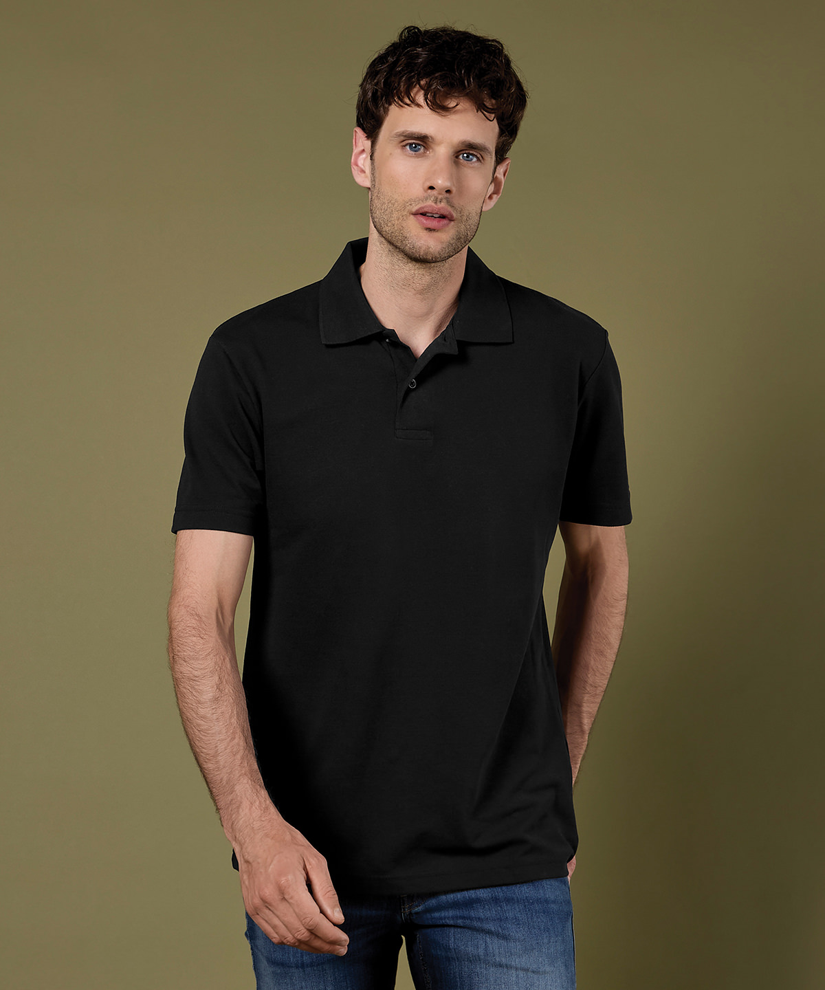 Polo de travail de coupe régulière kustom kit personnalisé brodé