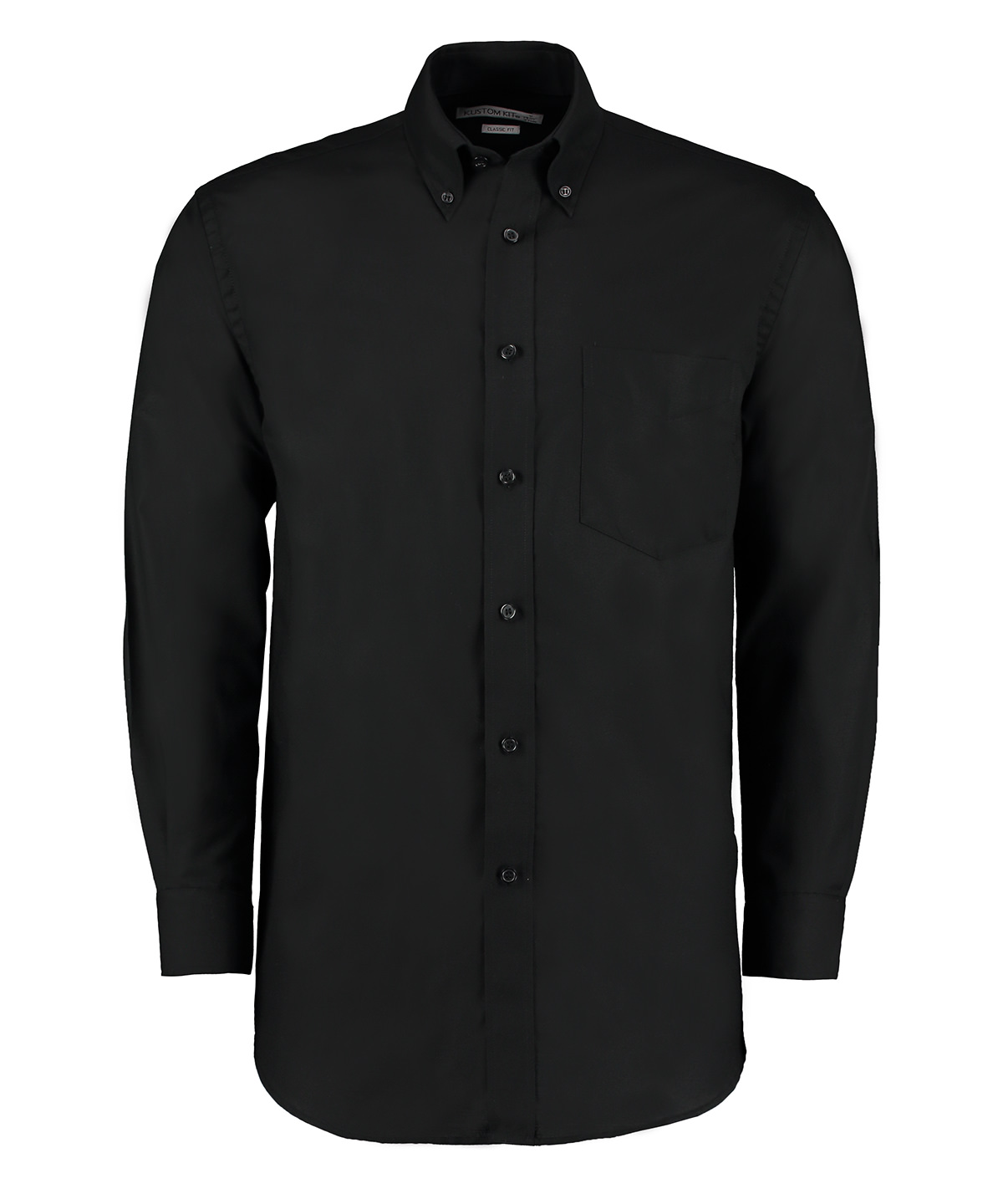 Chemise oxford à manches longues Workwear kustom kit personnalisée brodée - vue 2