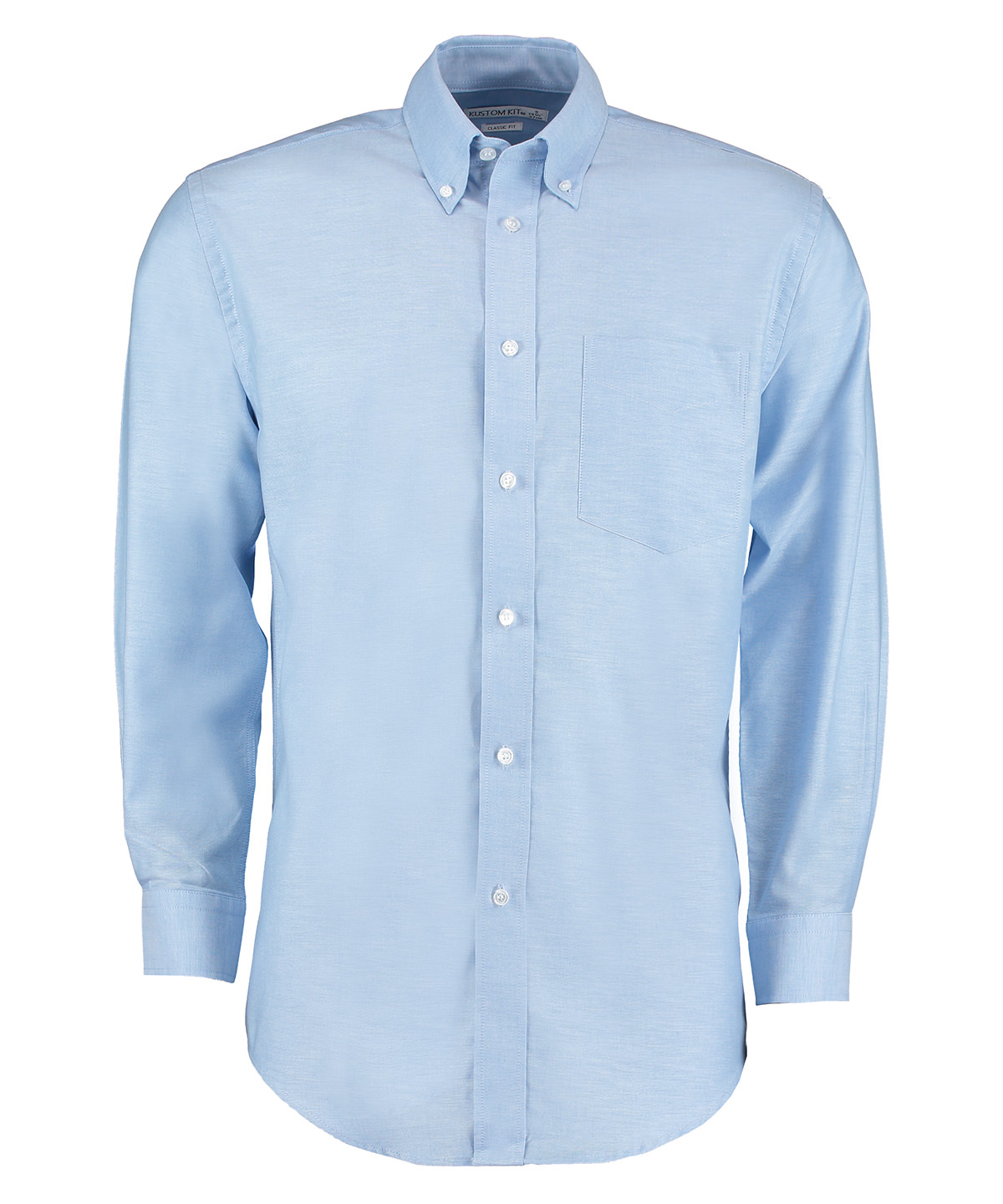 Chemise oxford à manches longues Workwear kustom kit personnalisée brodée - vue 4