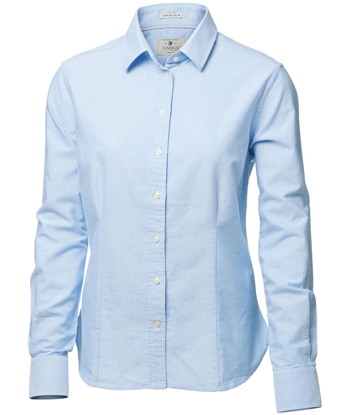 Rochester pour femmes - chemise Oxford classique nimbus personnalisée brodée - vue 2