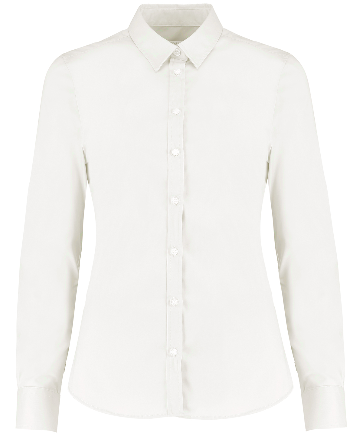 Chemise Oxford à manches longues de coupe cintrée kustom kit personnalisée brodée - vue 3