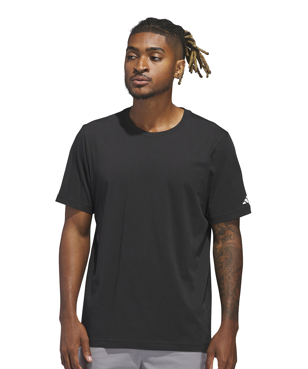 T-shirt uni adidas personnalisé - vue 1