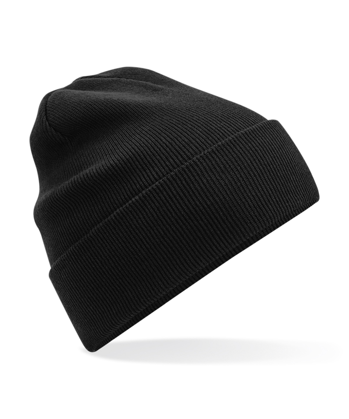 Bonnet Original à Revers en Coton Biologique beechfield personnalisé brodé (BC45N) - vue 2