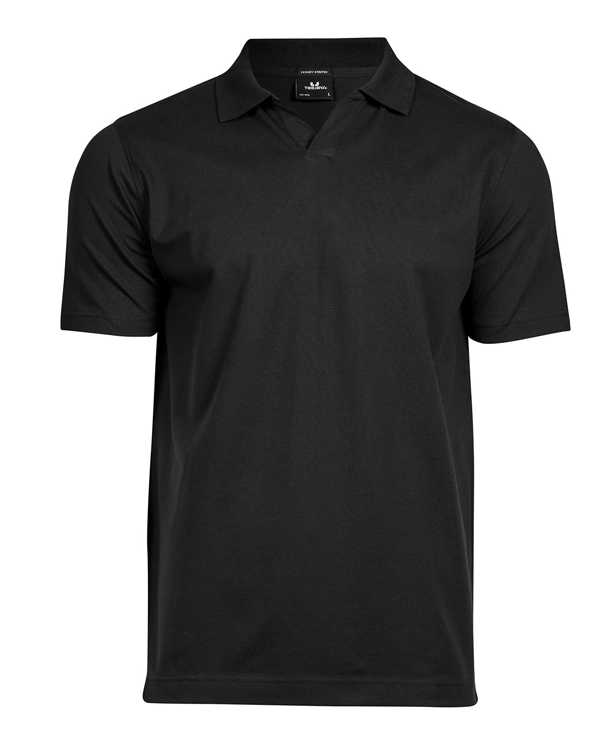 Polo stretch luxueux à col en V (1404) jays tee personnalisé brodé - vue 2