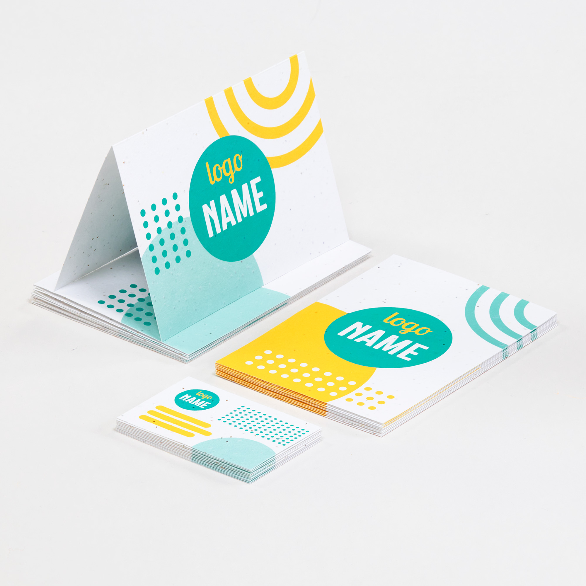 Cartes en papier ensemencé avec votre logo – Objet publicitaire personnalisée
