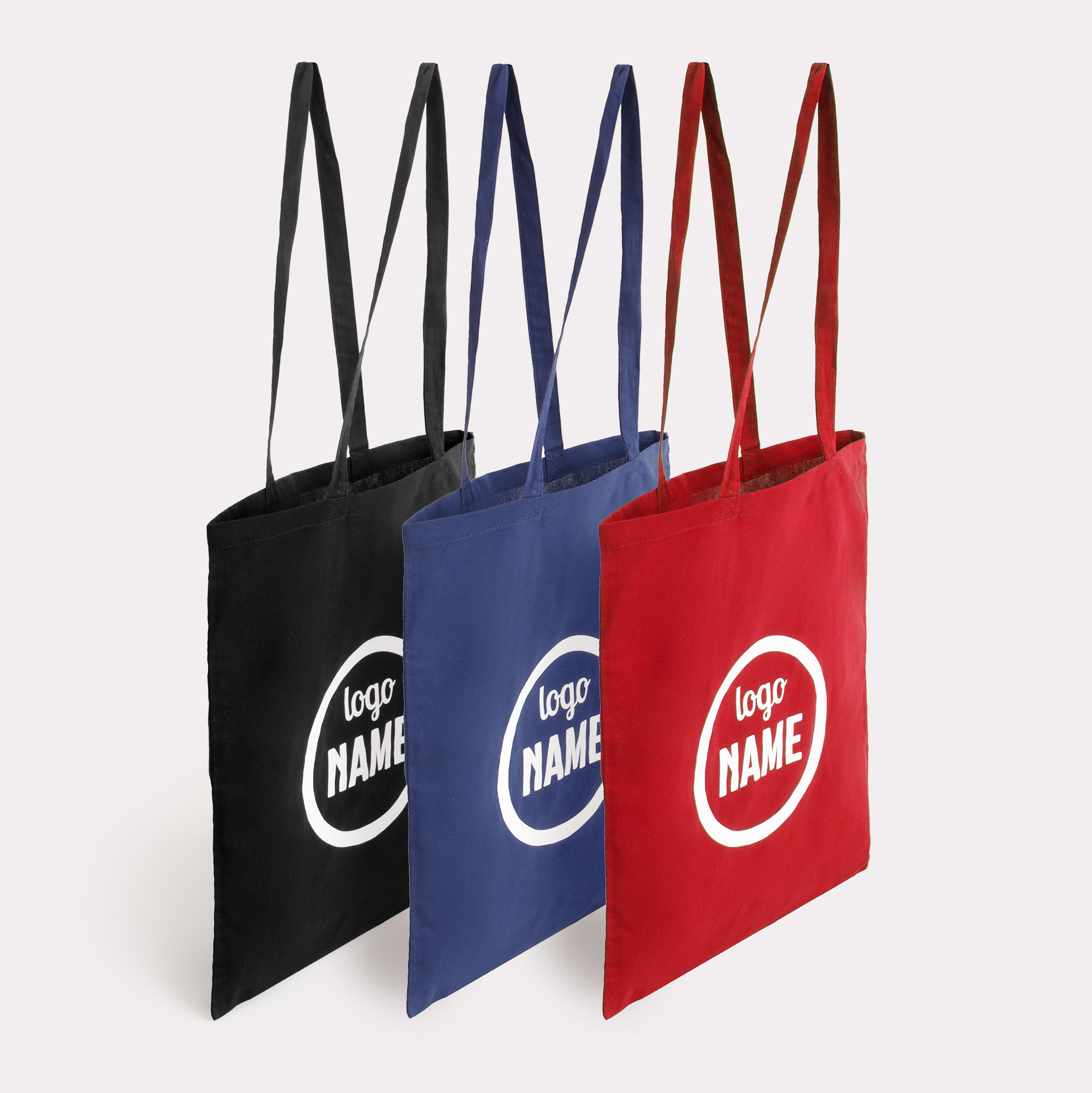 Impression sac avec anses en coton personnalisé