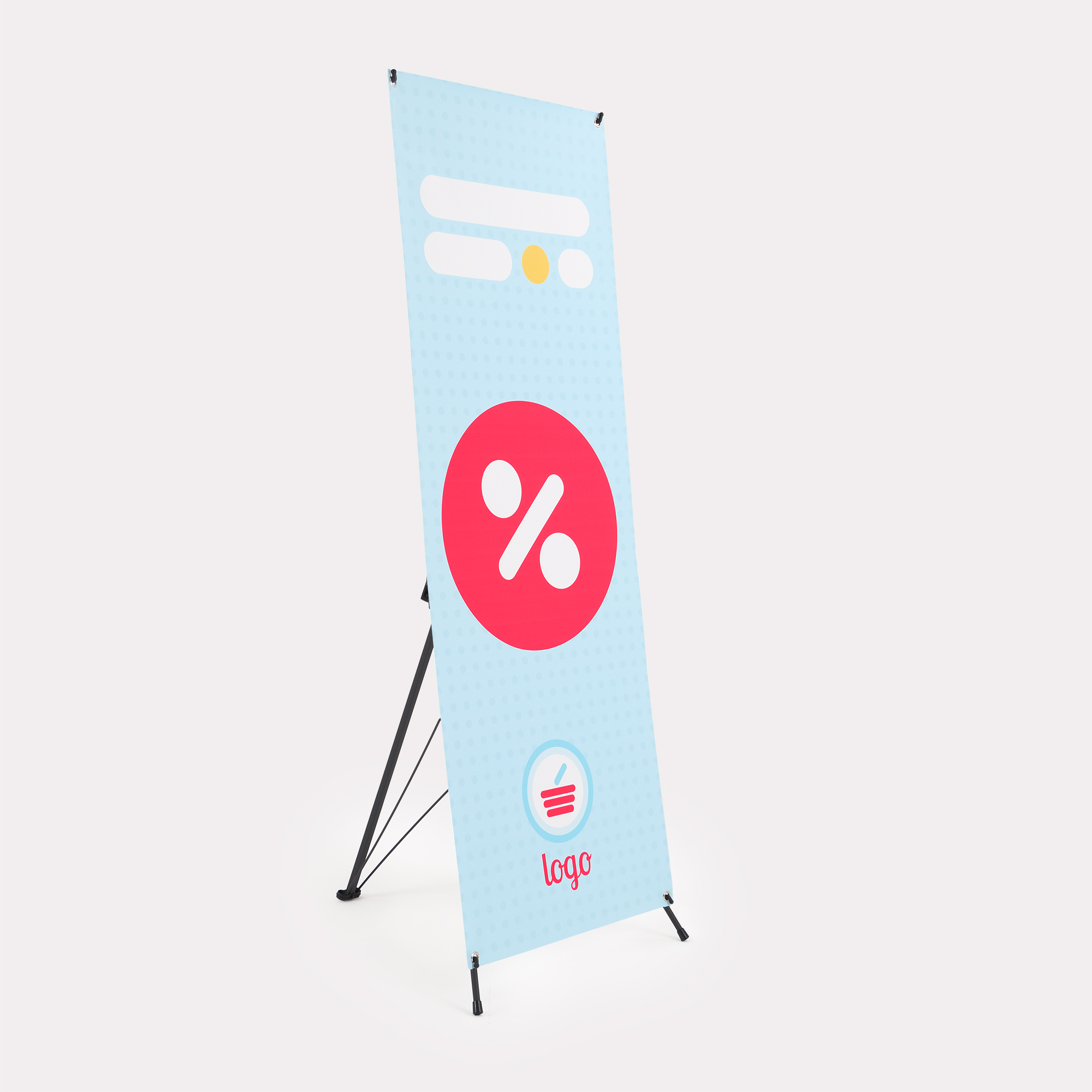 X-banner pour les professionnels – Support PLV personnalisé