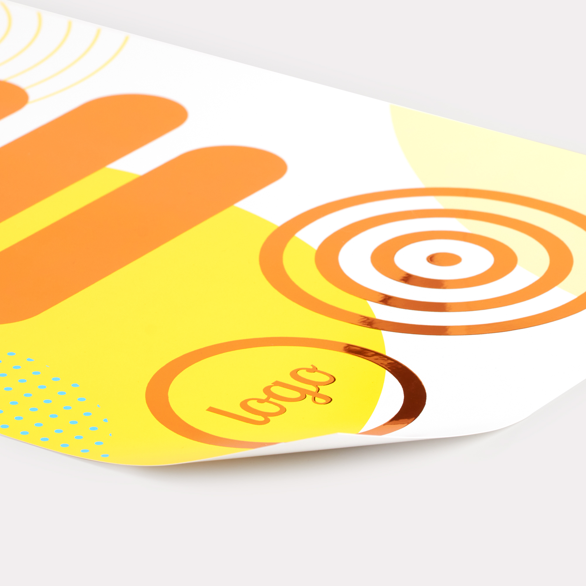 Affiche avec dorure personnalisable
