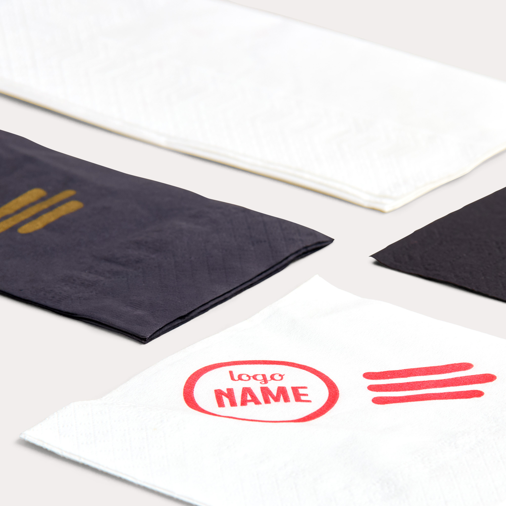 Serviette en cellulose doublé épaisseur personnalisable
