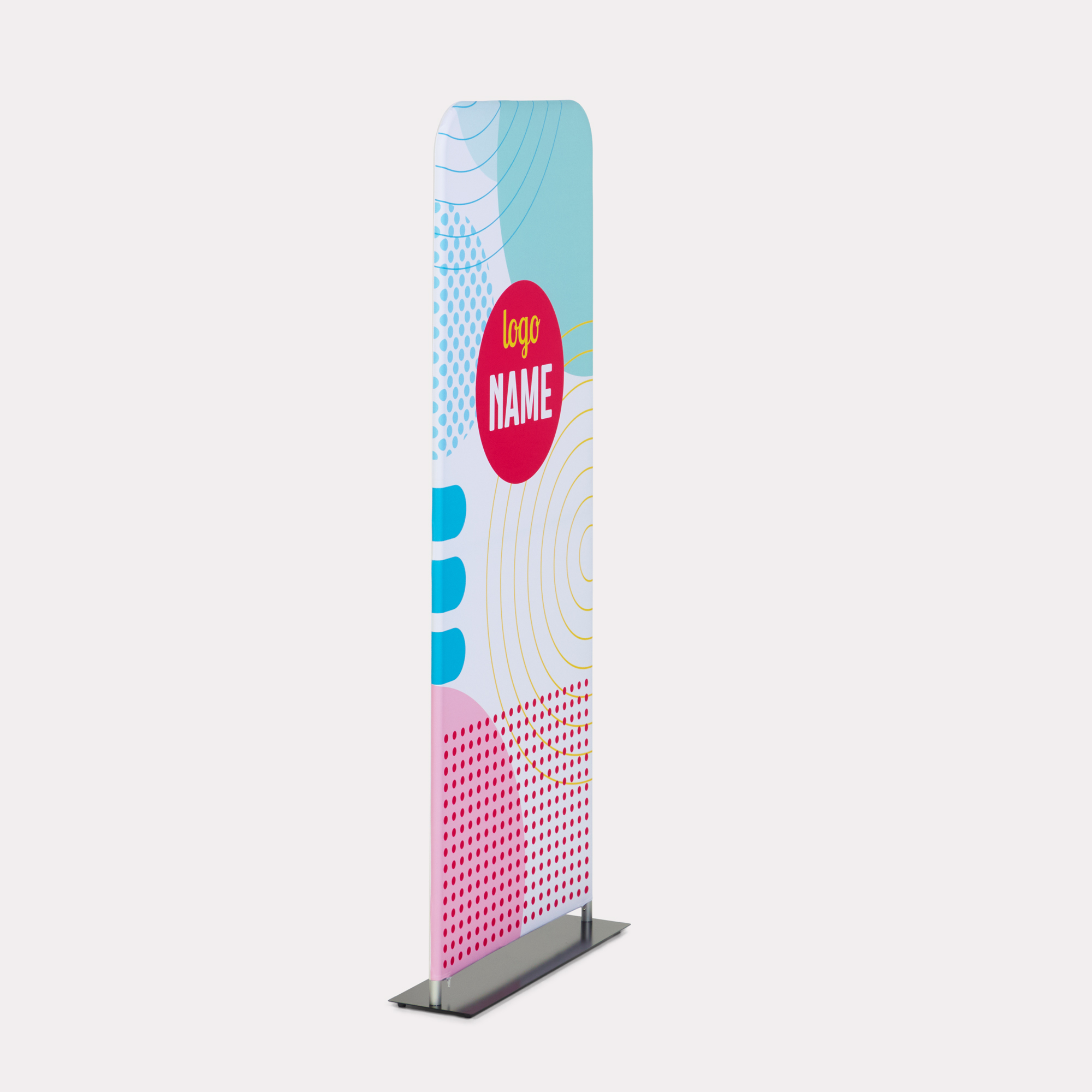 Totem avec housse zip pour les professionnels – Panneau publicitaire personnalisé