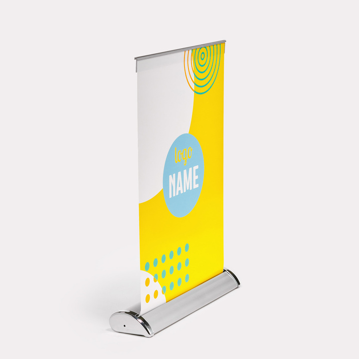 Impression roll-up de table publicitaire personnalisée