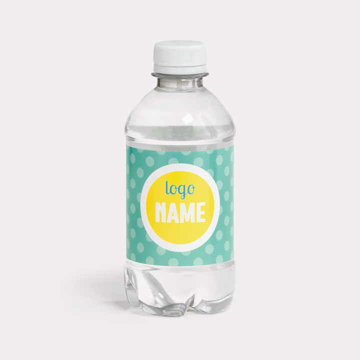 Bouteille d'eau en R-PET 330 ML: impression sur mesure
