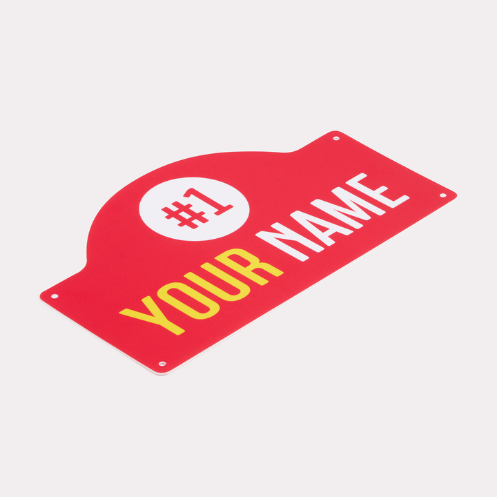 Plaque de Rallye avec votre logo – Panneau publicitaire personnalisée