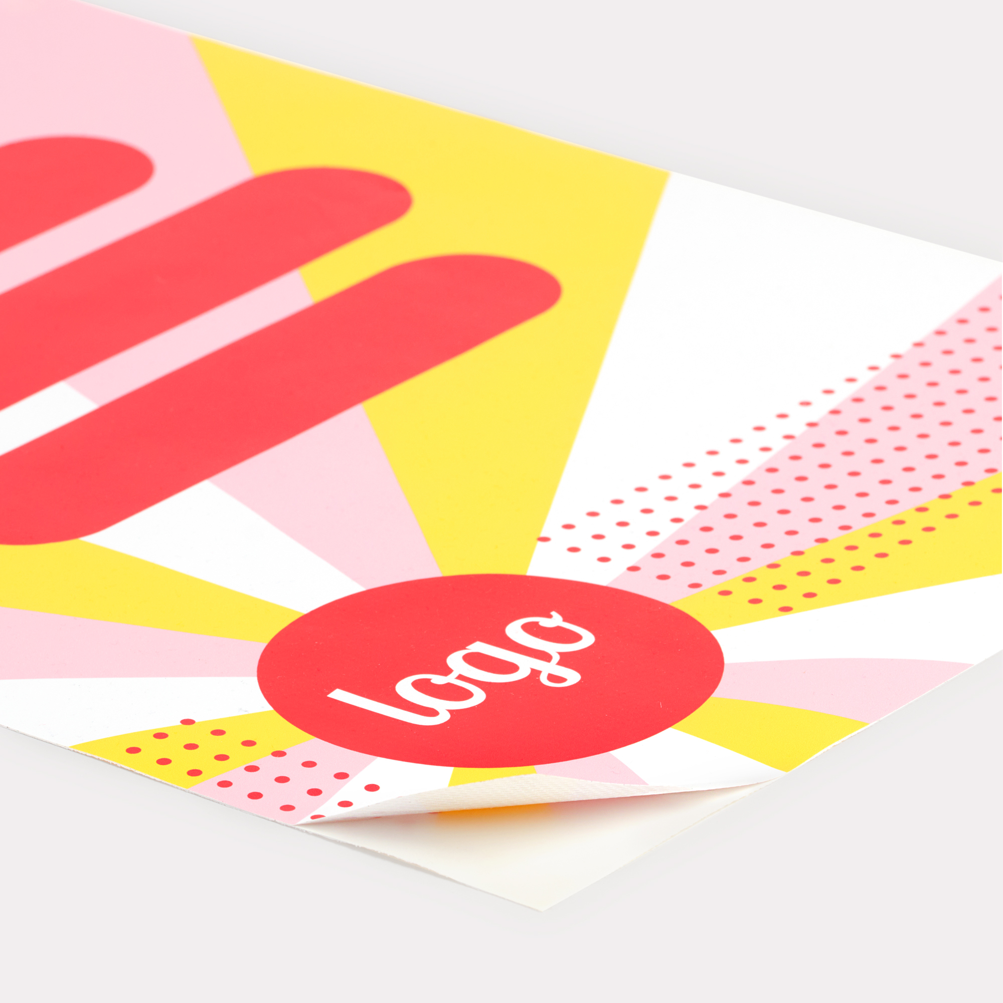 Affiche auto-adhésive: impression sur mesure