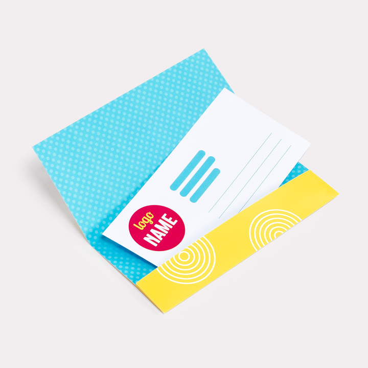 Pochette pour carte US avec votre logo pochettes cartes personnalisée