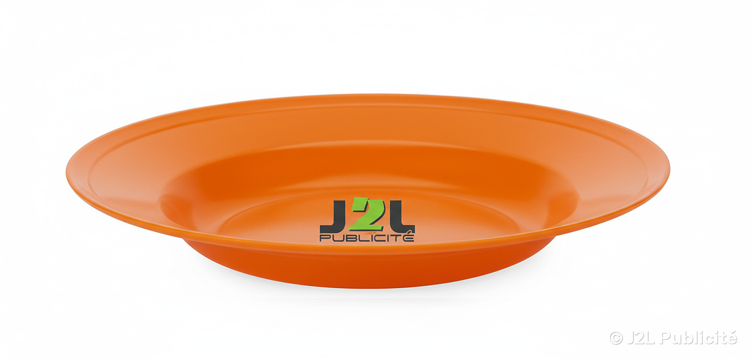 Assiette creuse réutilisable – vaisselle réutilisable pour événement