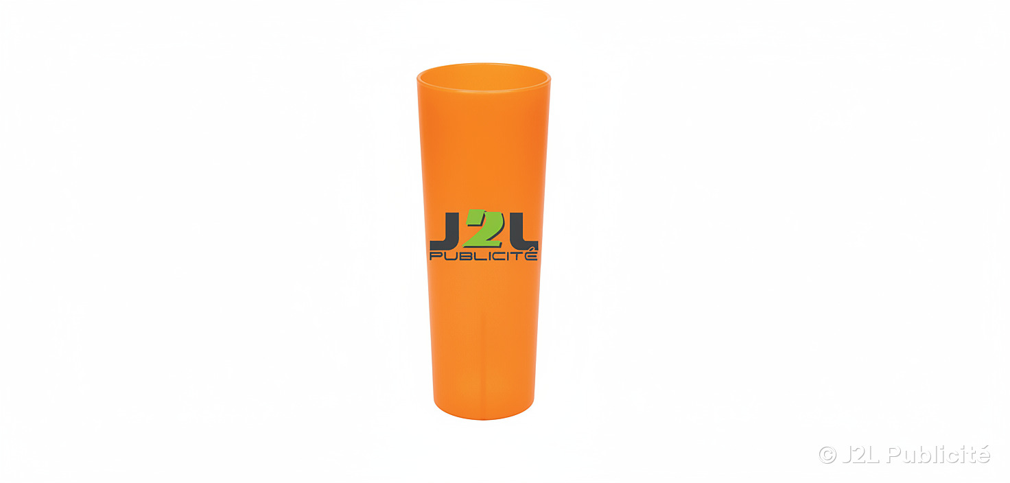 Gobelet réutilisable personnalisé 25 cl – référence ECOTUBO25