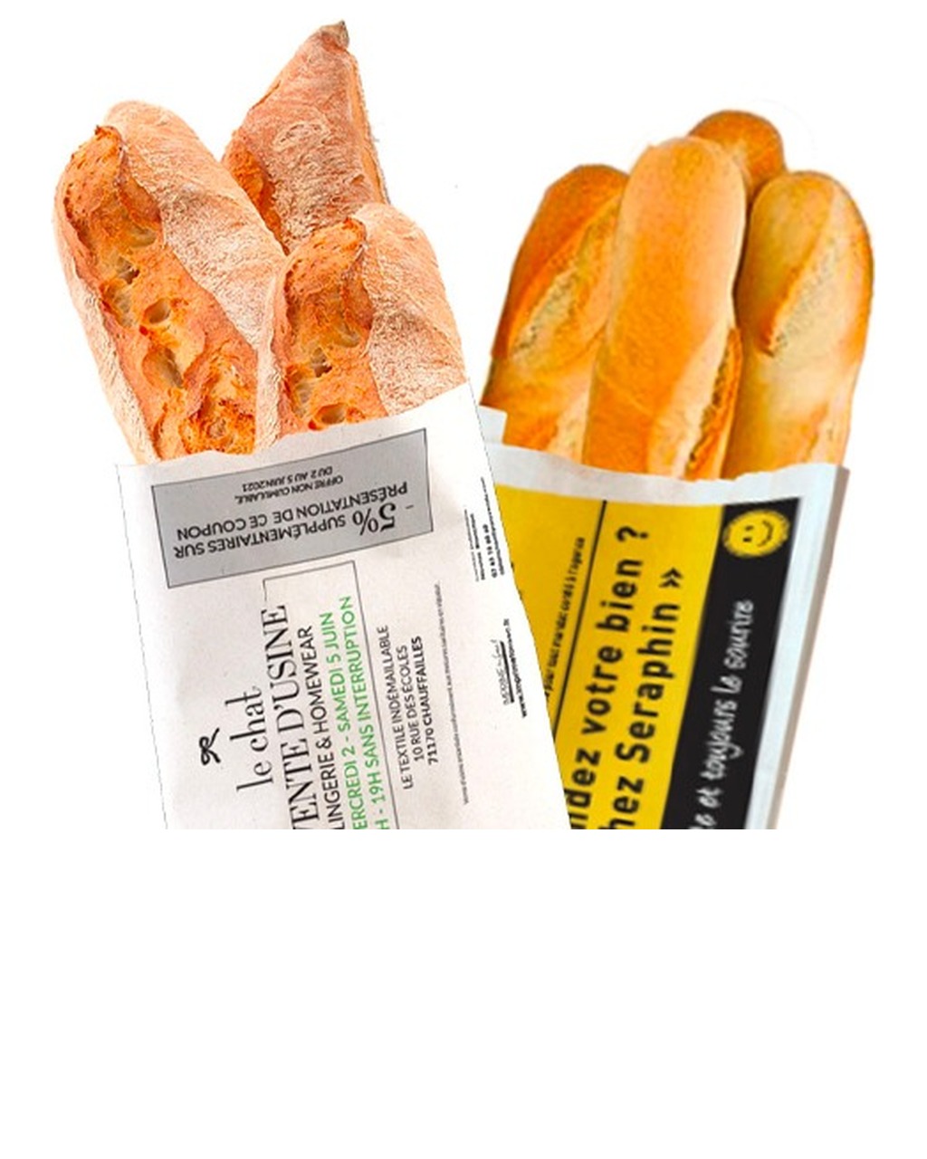 Sacs à pain publicitaires
