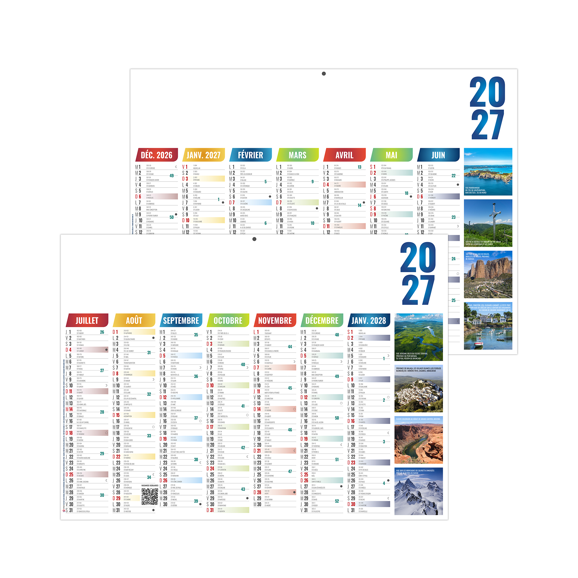 Alexandre 2027 — calendrier 2027 personnalisé