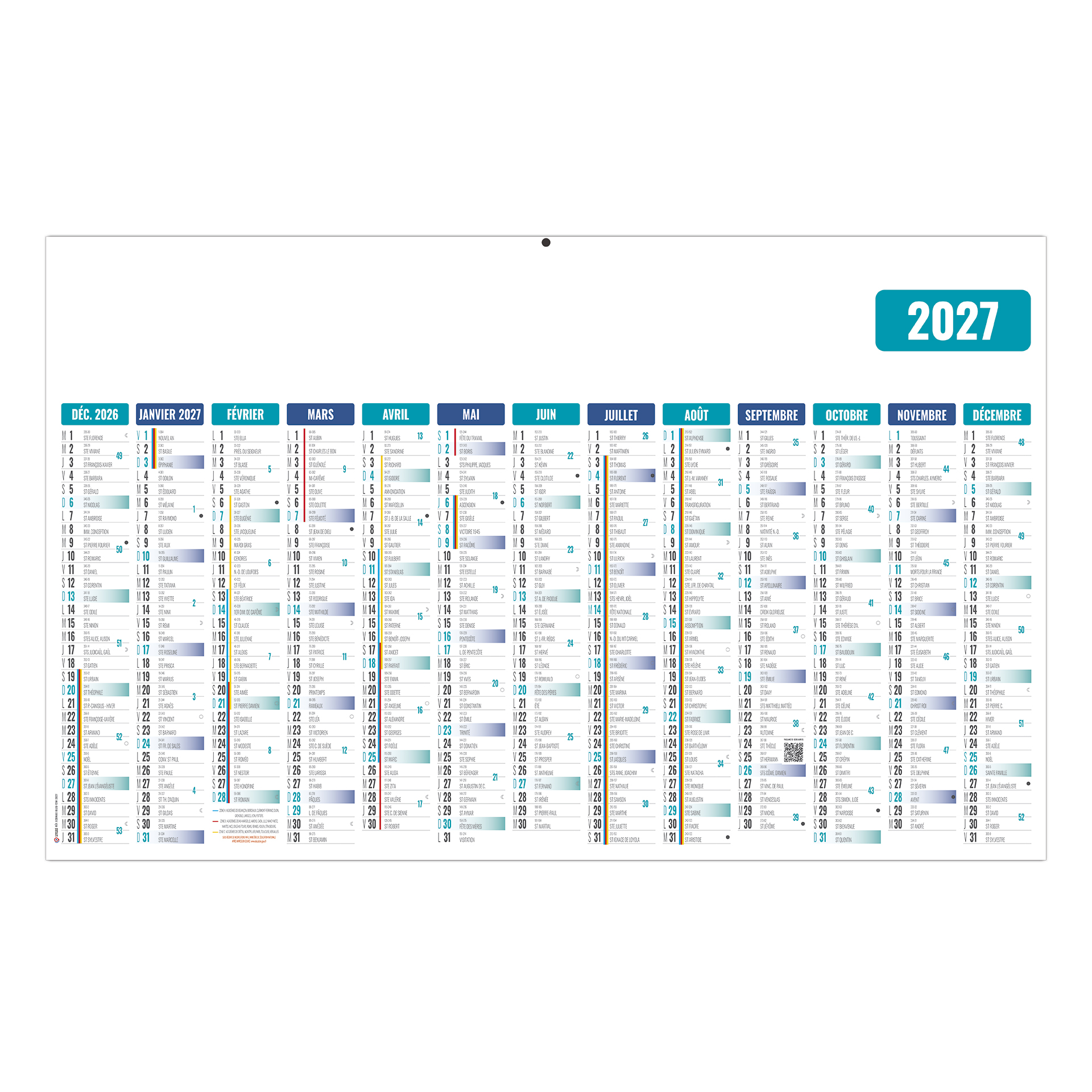 Ecomax 2027 — calendrier 2027 personnalisé