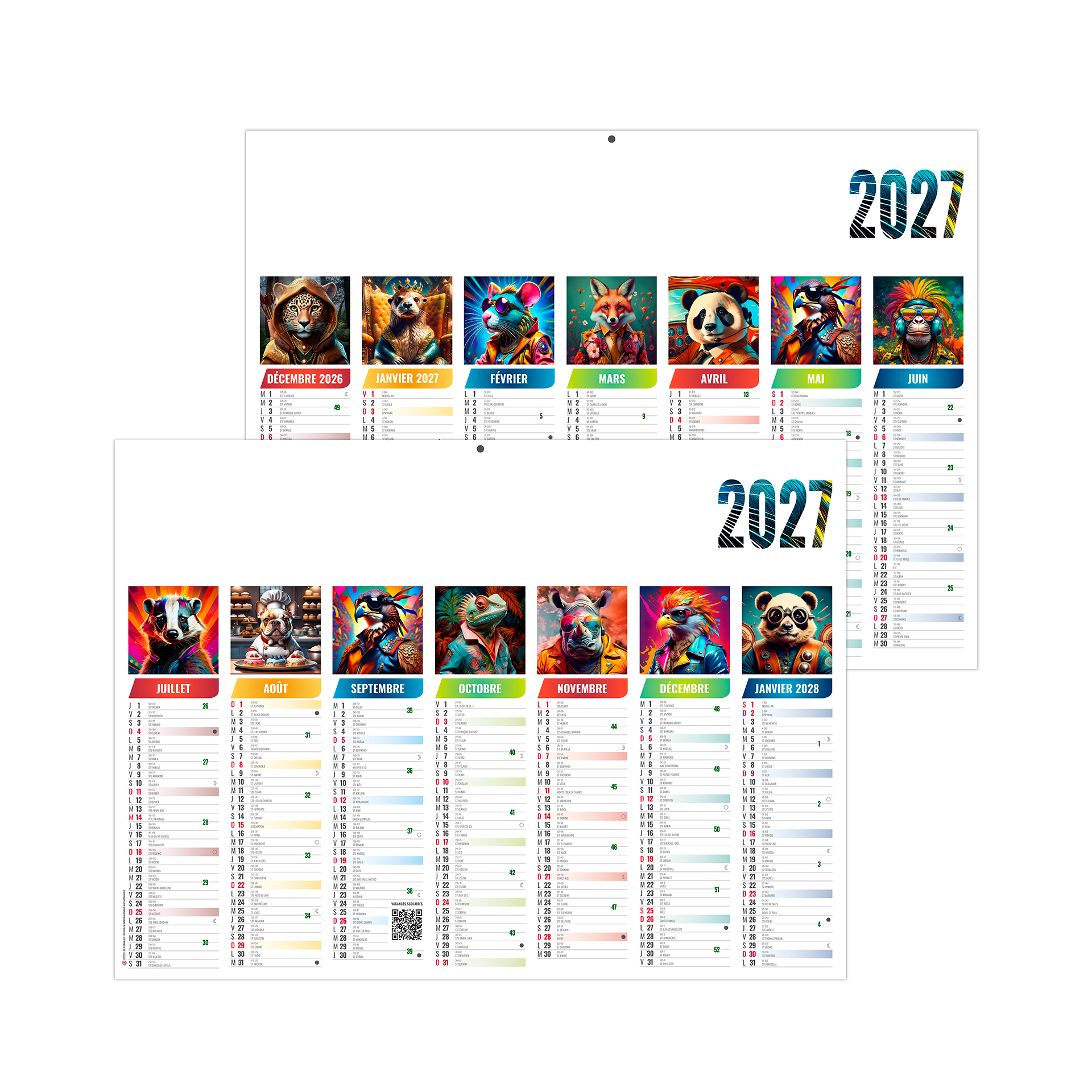 Florian 2027 — calendrier 2027 personnalisé