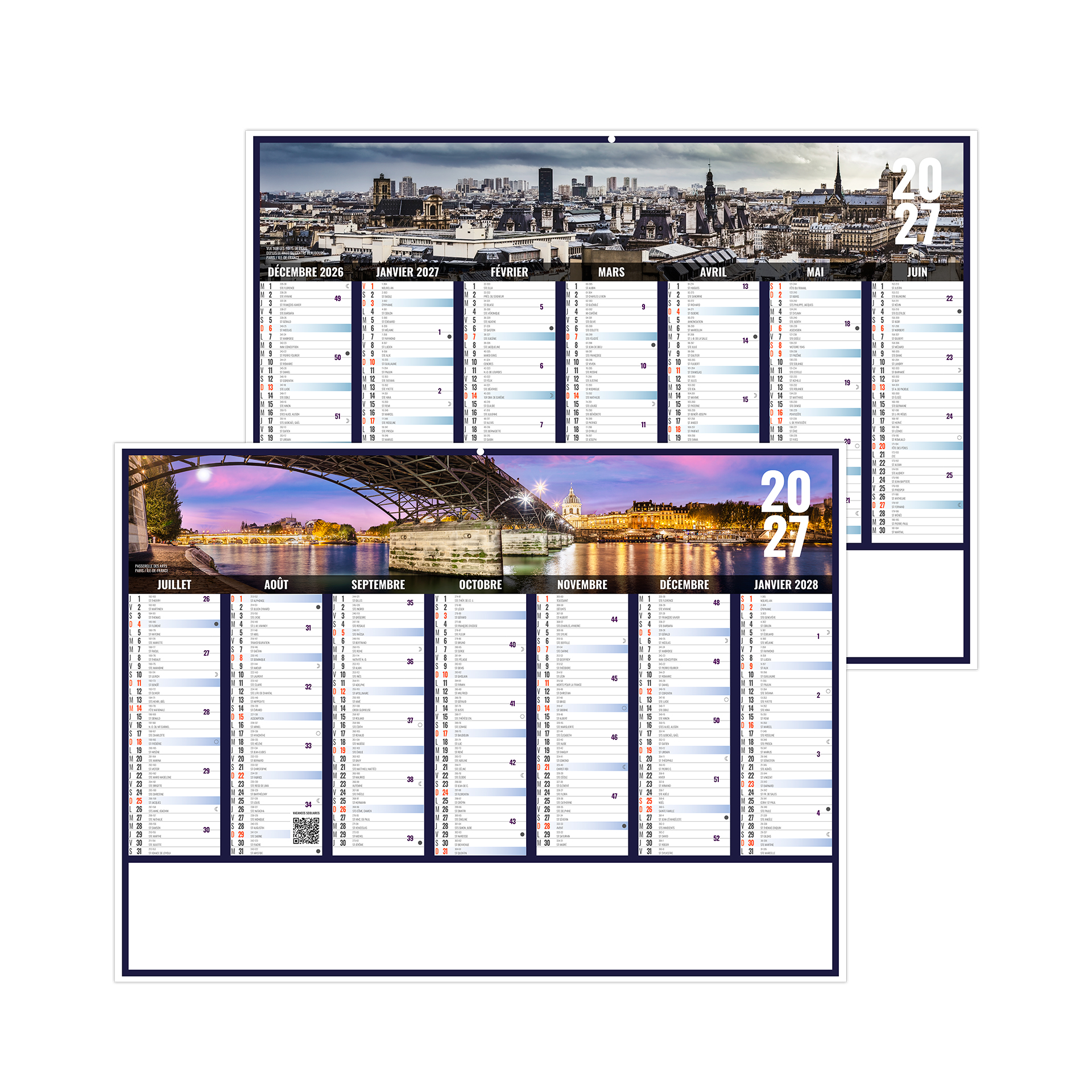 Liberté Île-de-france 2027 — calendrier 2027 personnalisé