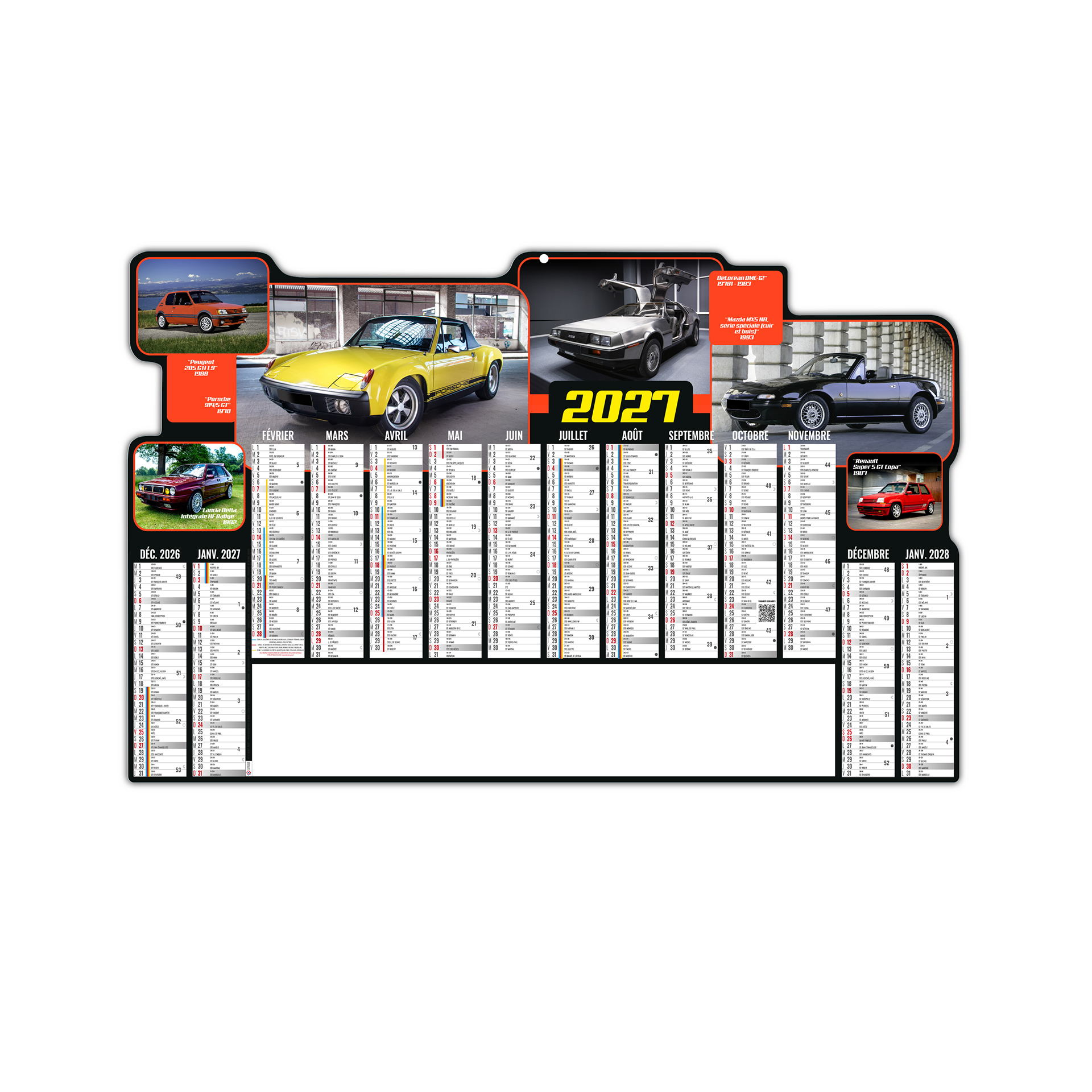 Jacky 2027 — calendrier 2027 personnalisé